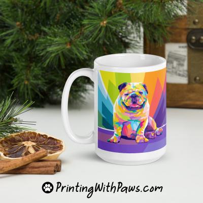 Your Pet - Hand Drawn - Placed on a mug of your size, printed and delivered!