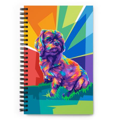 Your Pet - Hand Drawn - Placed on the front of a spiral notebook, printed and delivered!